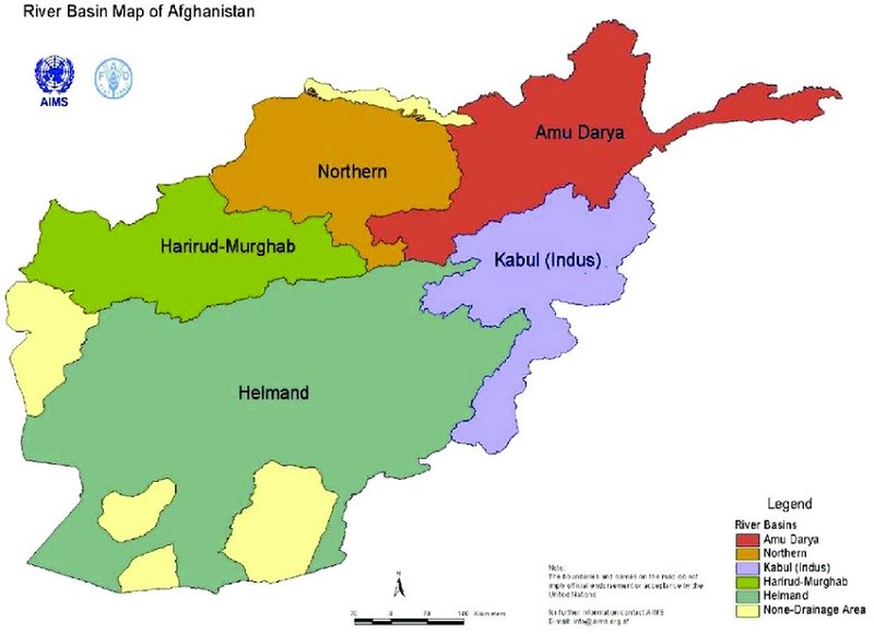 Afghanistan river basins