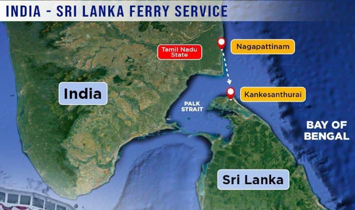 India Srilanka ferry service 