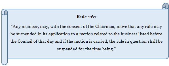 Rule 267 RS