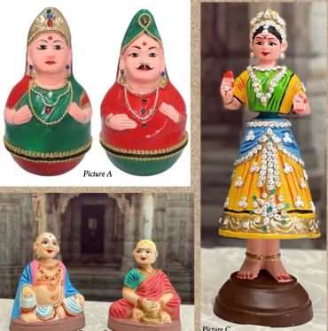 Different types of Tanjore Dolls